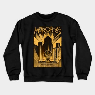 Metropolis Vintage Poster 1927 Crewneck Sweatshirt